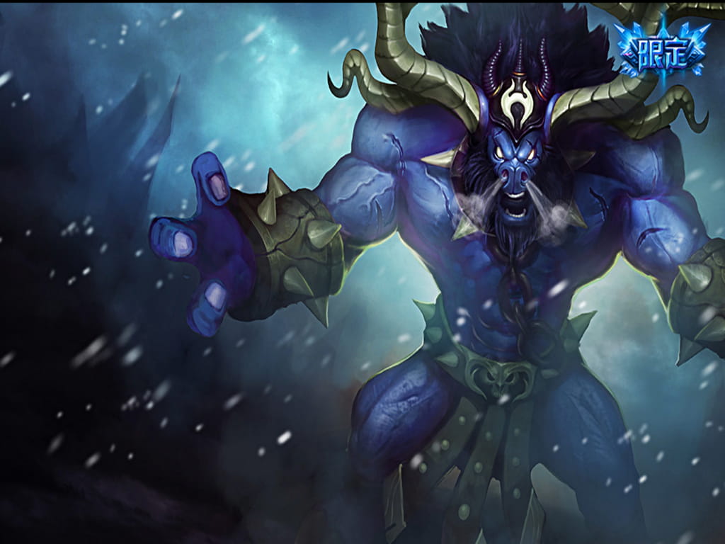 LOL牛头酋长阿利斯塔霸气壁纸