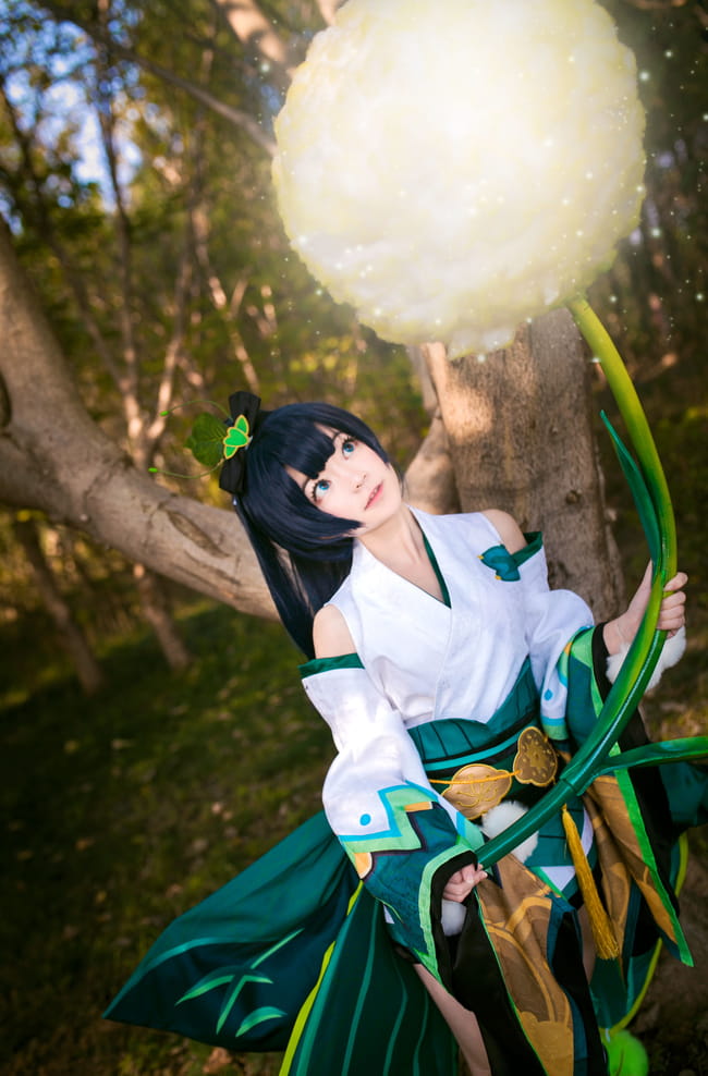 【授权】阴阳师 可爱草爹萤草COS