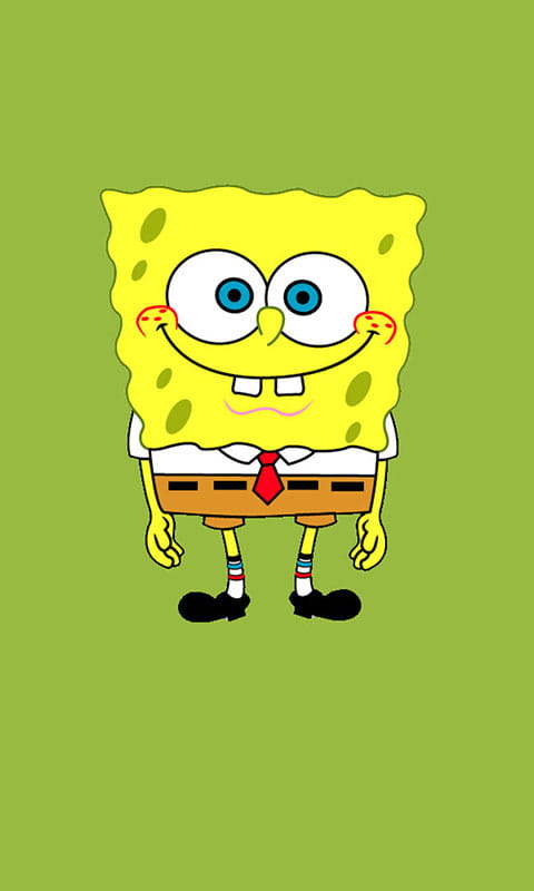 熟悉的黄色身影 海绵宝宝系列手机壁纸