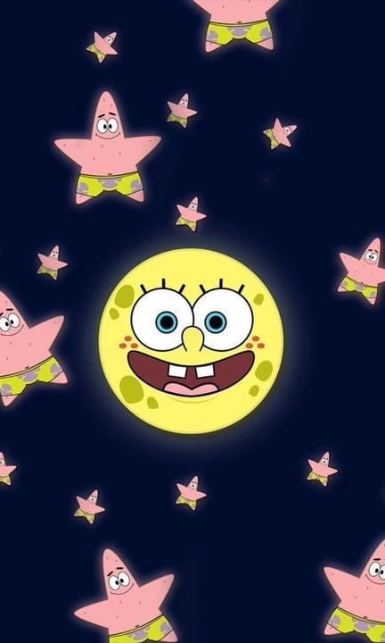 熟悉的黄色身影 海绵宝宝系列手机壁纸