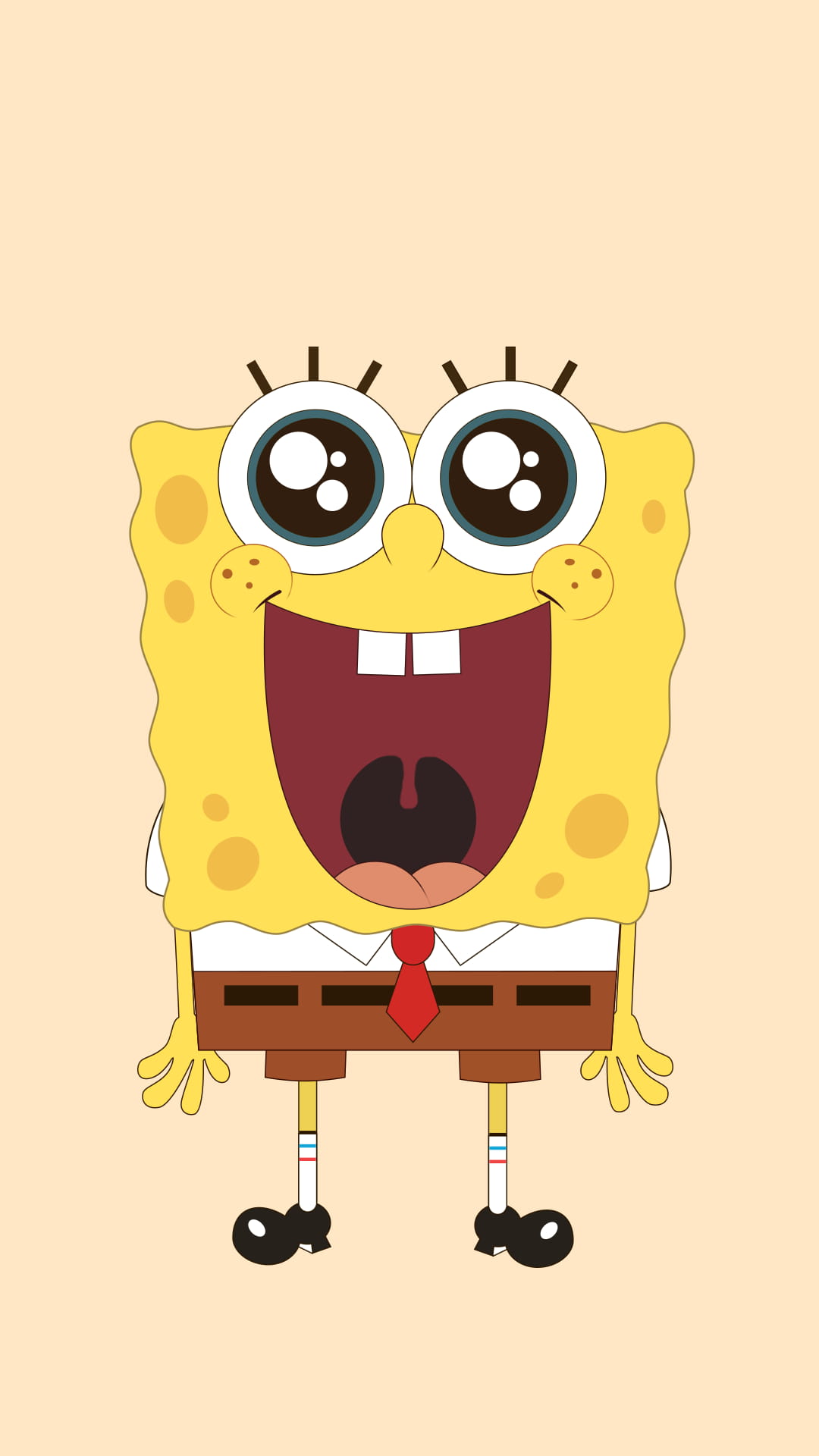 熟悉的黄色身影 海绵宝宝系列手机壁纸