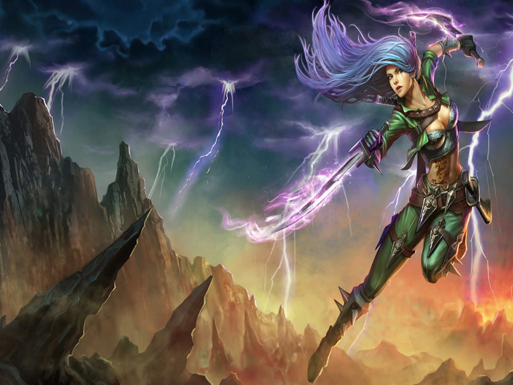 LOL壁纸 英雄联盟卡特琳娜壁纸