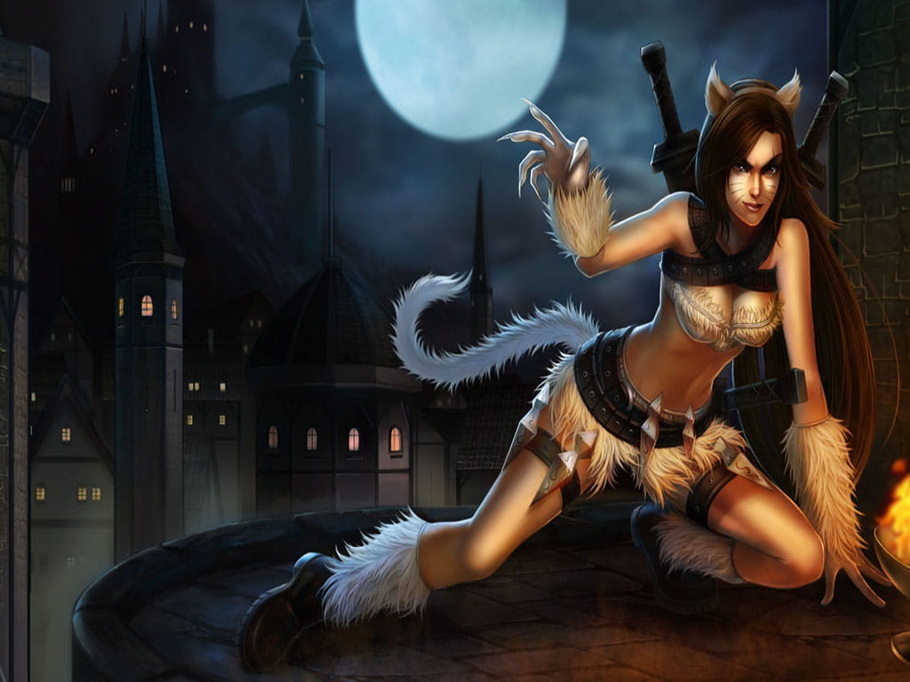 LOL壁纸 英雄联盟卡特琳娜壁纸