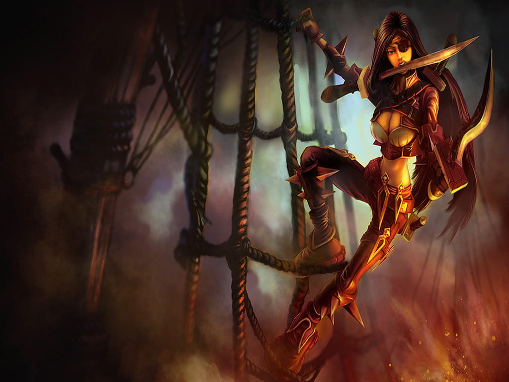 LOL壁纸 英雄联盟卡特琳娜壁纸