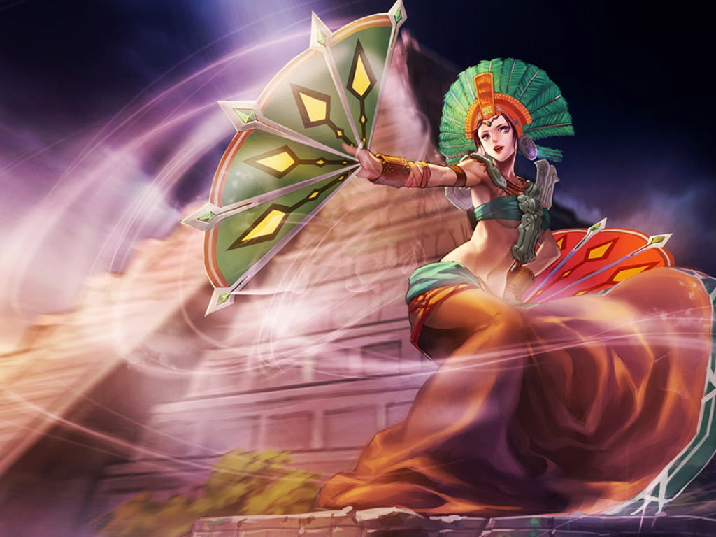 LOL壁纸 英雄联盟女英雄官方图片壁纸