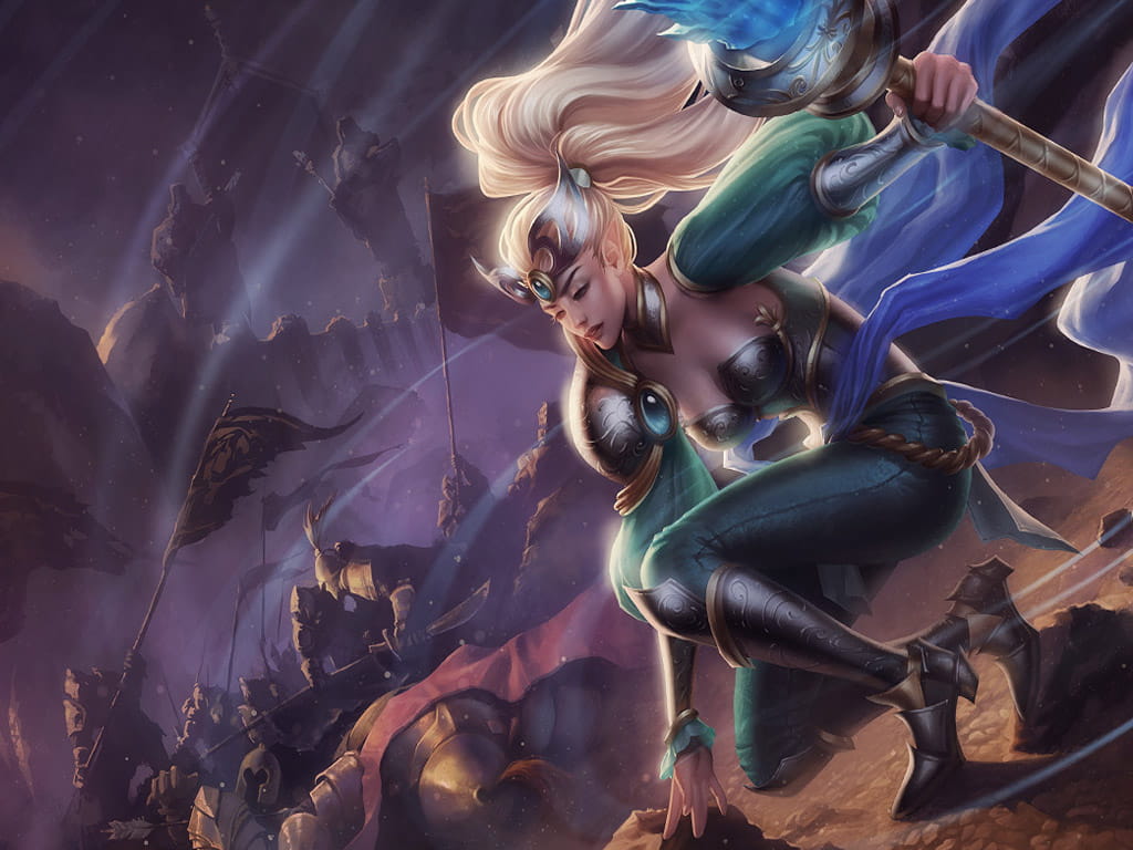 LOL壁纸 英雄联盟女英雄官方图片壁纸
