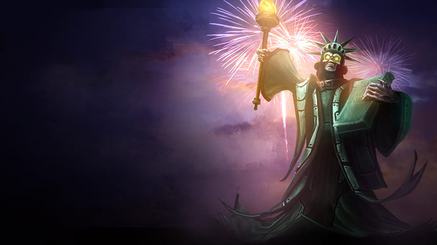 LOL壁纸 英雄联盟死亡颂唱者壁纸