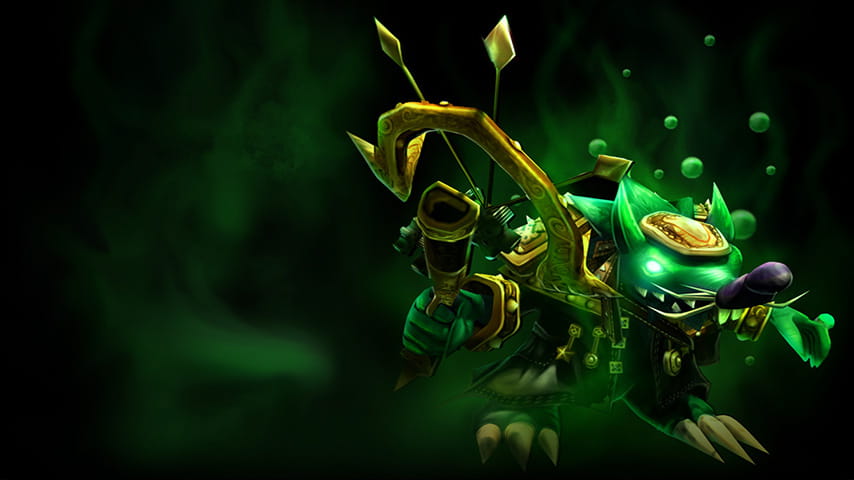 英雄联盟瘟疫之源壁纸 一个贼眉鼠眼的英雄