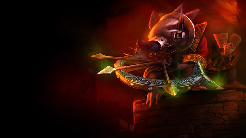 英雄联盟瘟疫之源壁纸 一个贼眉鼠眼的英雄