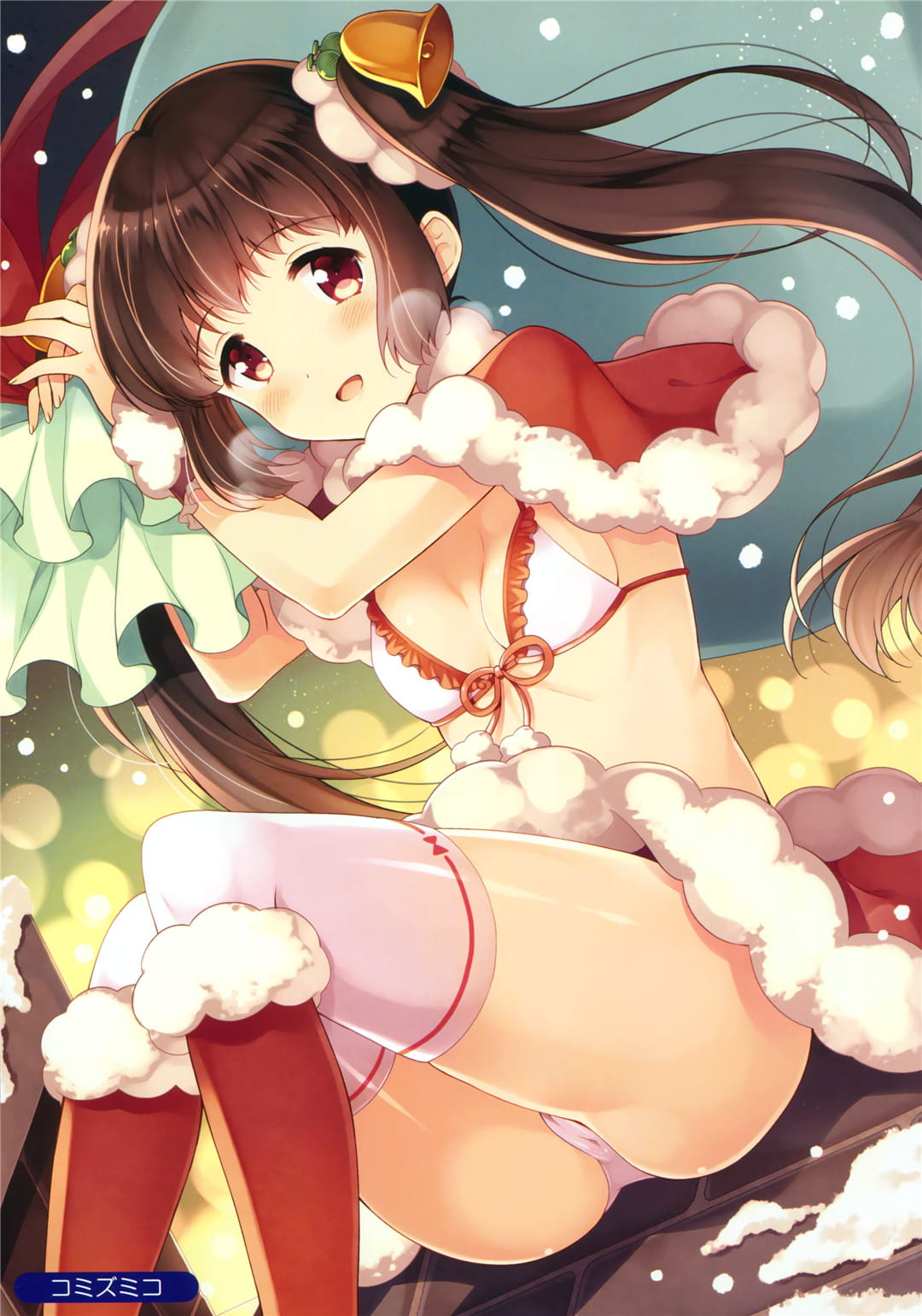 圣诞女孩！圣诞节手机壁纸下载(1)