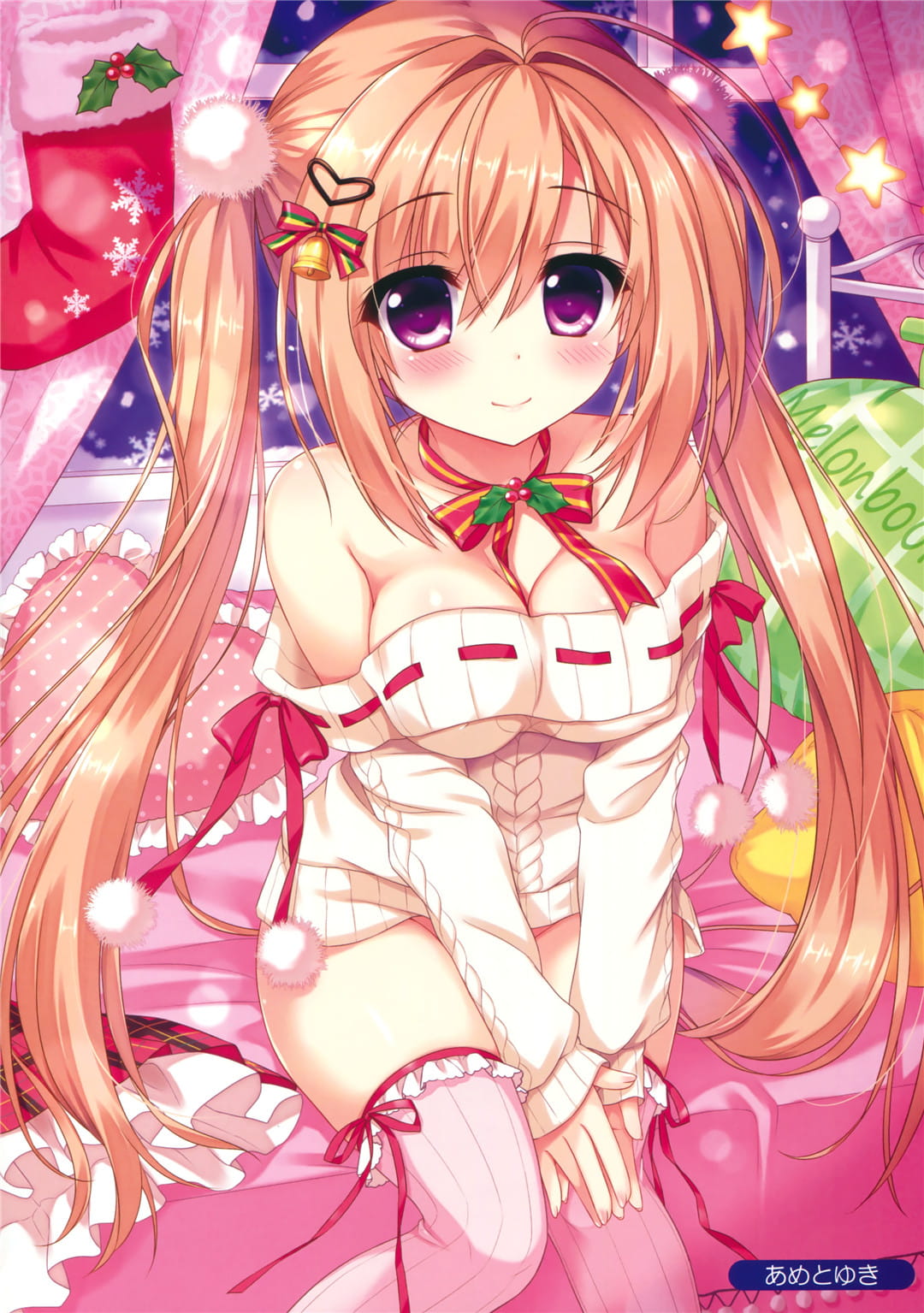 圣诞女孩！圣诞节手机壁纸下载(1)