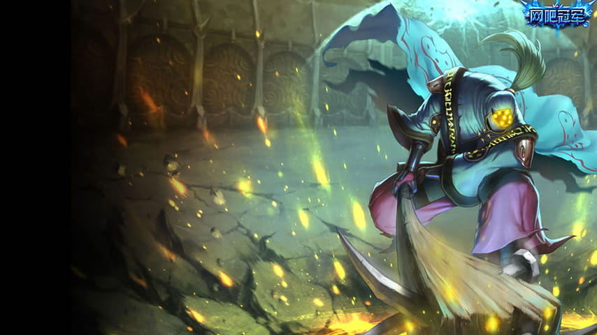 lol武器大师贾克斯动漫游戏电脑壁纸