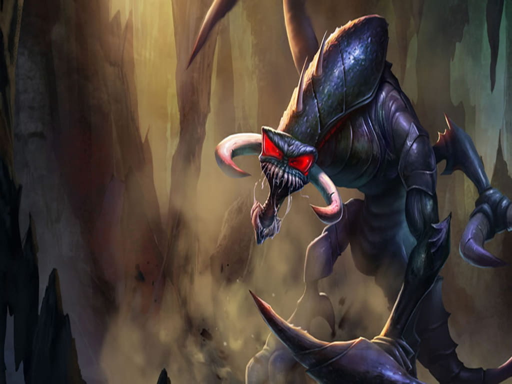 lol虚空恐惧科加斯动漫游戏电脑壁纸