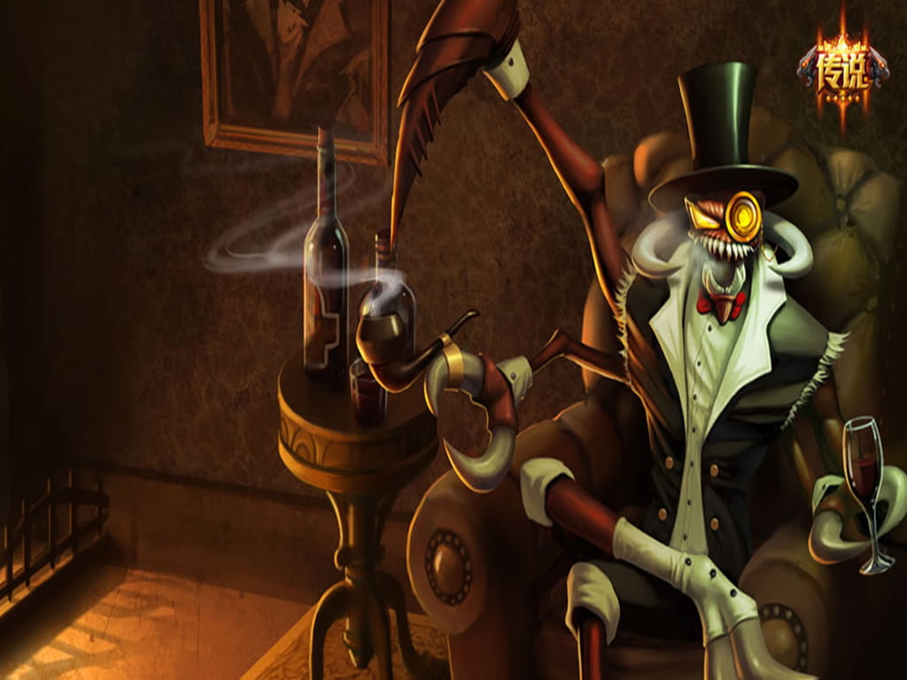 lol虚空恐惧科加斯动漫游戏电脑壁纸