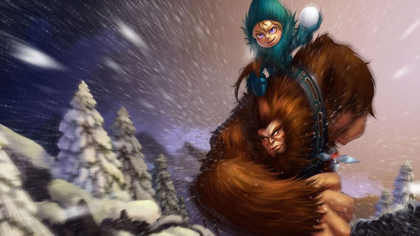 lol雪人骑士努努动漫游戏壁纸