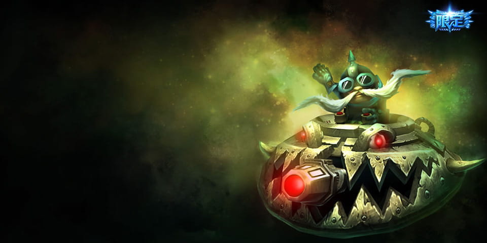 lol英勇投弹手库奇动漫游戏电脑壁纸