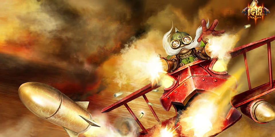 lol英勇投弹手库奇动漫游戏电脑壁纸