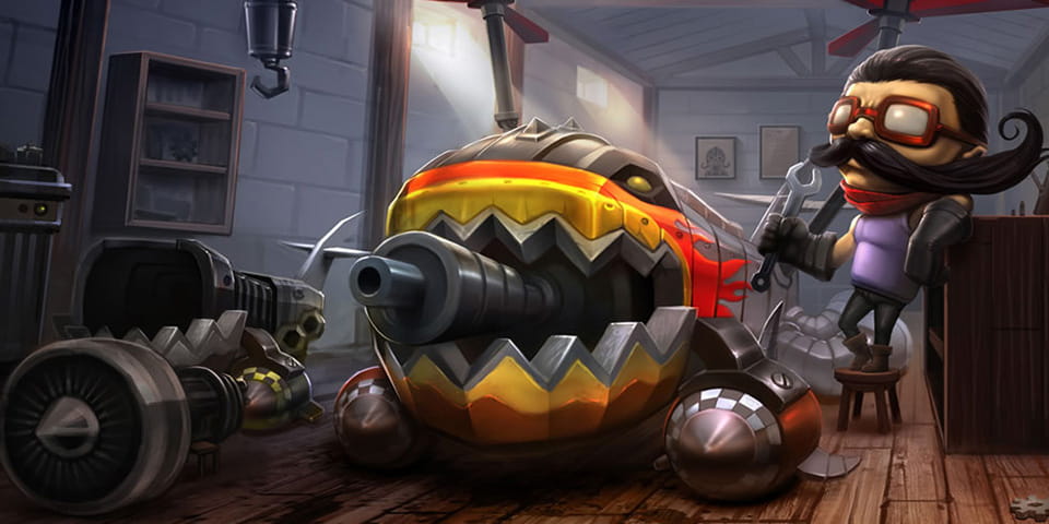 lol英勇投弹手库奇动漫游戏电脑壁纸