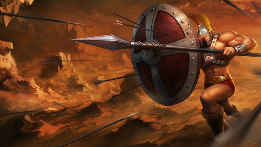 lol战争之王潘森动漫游戏电脑壁纸