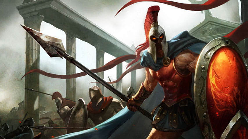 lol战争之王潘森动漫游戏电脑壁纸