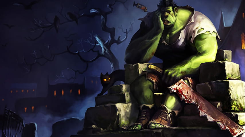 lol祖安狂人蒙多医生动漫游戏电脑壁纸