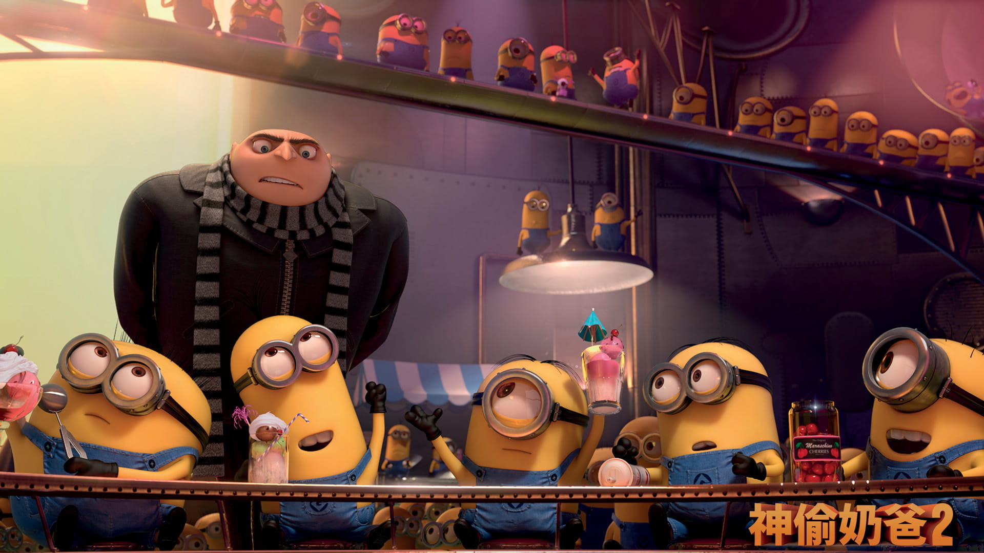 《神偷奶爸2》小黄人剧照电脑壁纸下载