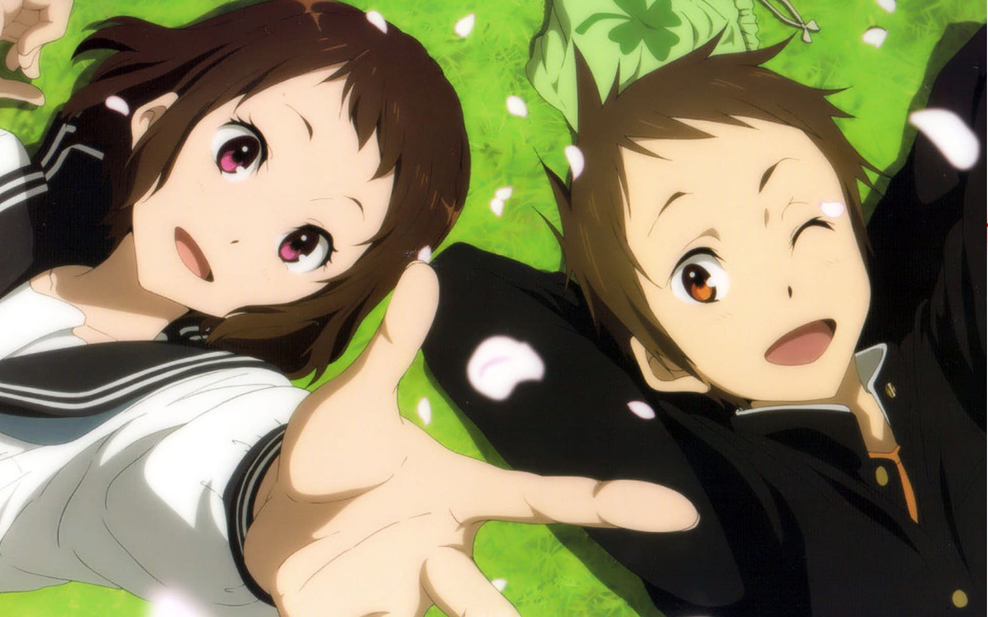 动画《冰菓》折千CP 高清壁纸下载