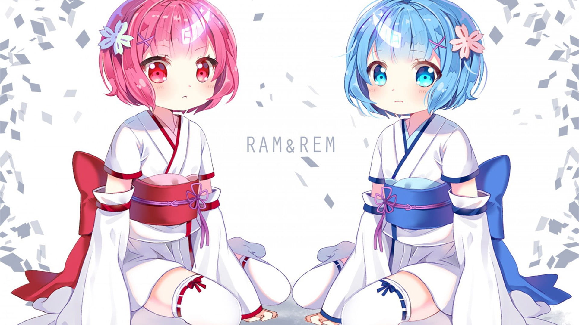 从零开始的异世界 蕾姆拉姆双子电脑壁纸(1)