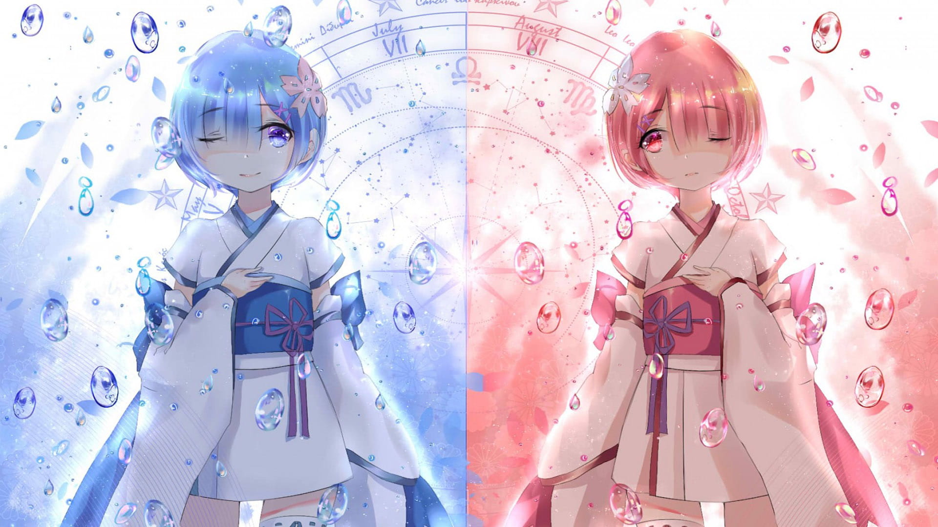 从零开始的异世界 蕾姆拉姆双子电脑壁纸(1)