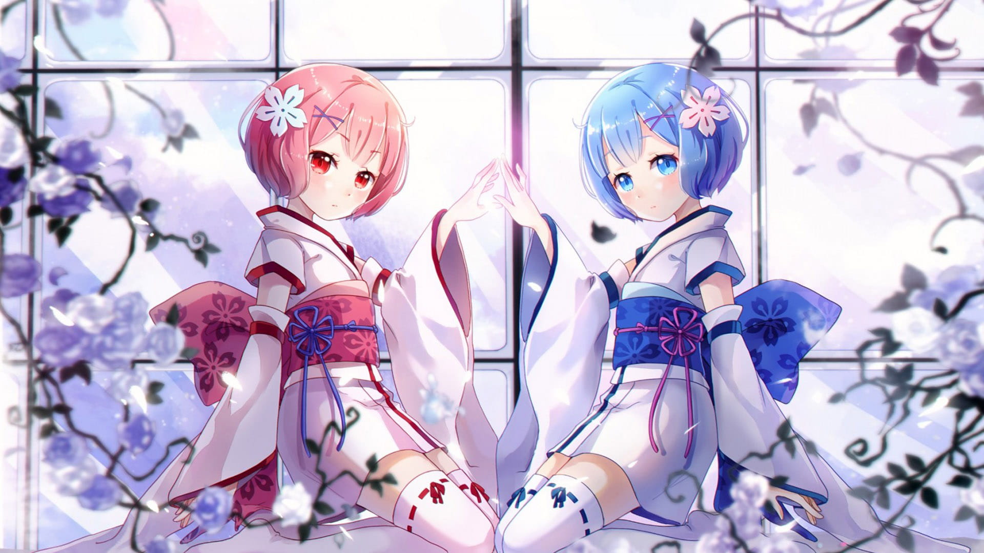 从零开始的异世界 蕾姆拉姆双子电脑壁纸(1)