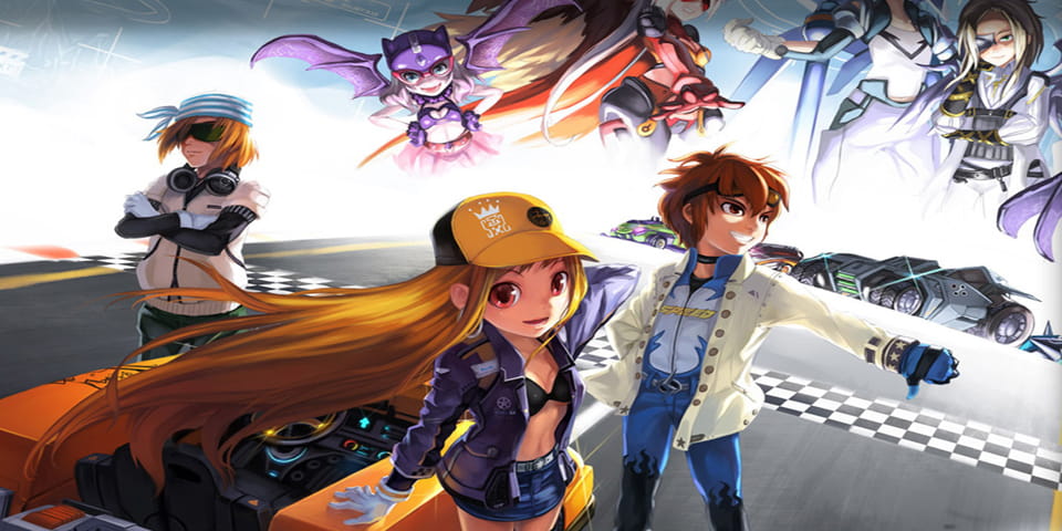 QQ飞车动漫卡通游戏电脑壁纸下载