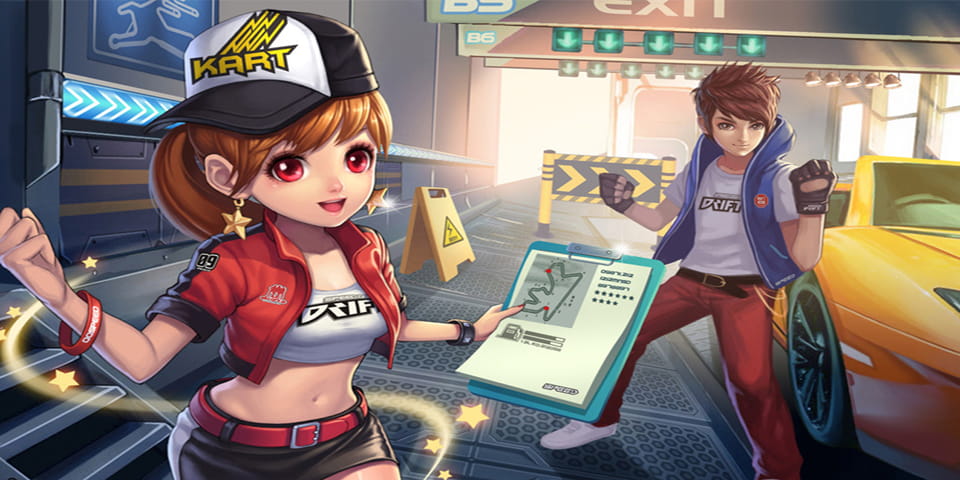 QQ飞车动漫卡通游戏电脑壁纸下载