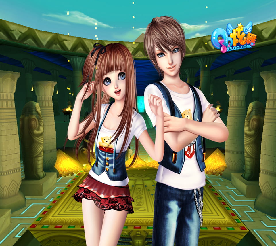 QQ炫舞动漫游戏电脑壁纸