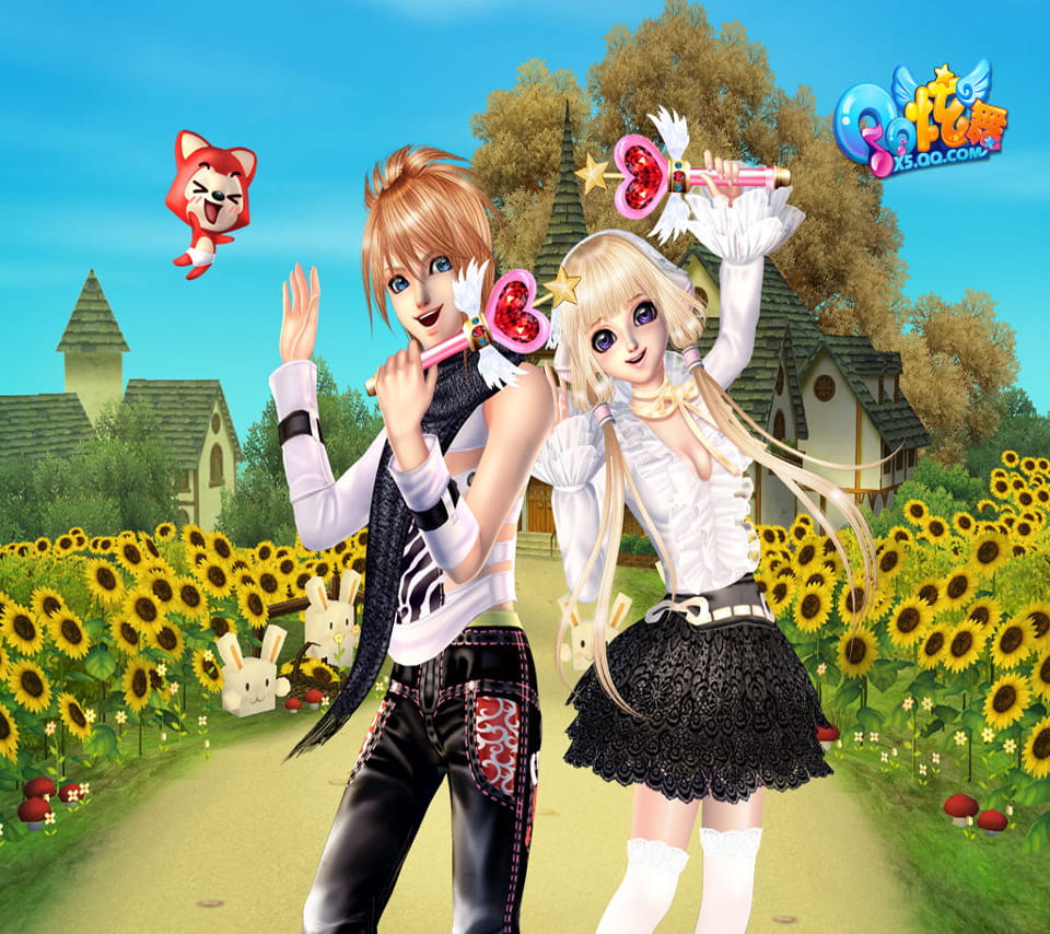 QQ炫舞动漫游戏电脑壁纸