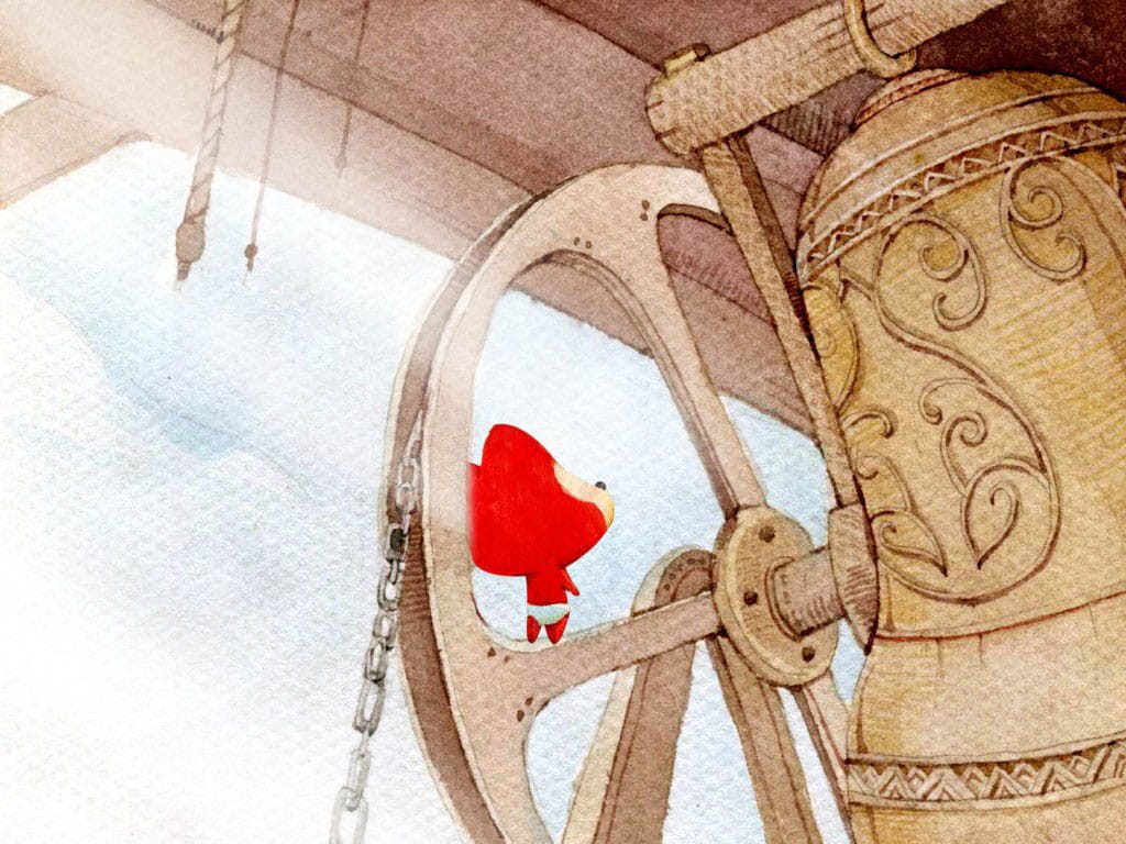 阿狸和桃子的幸福生活高清唯美壁纸