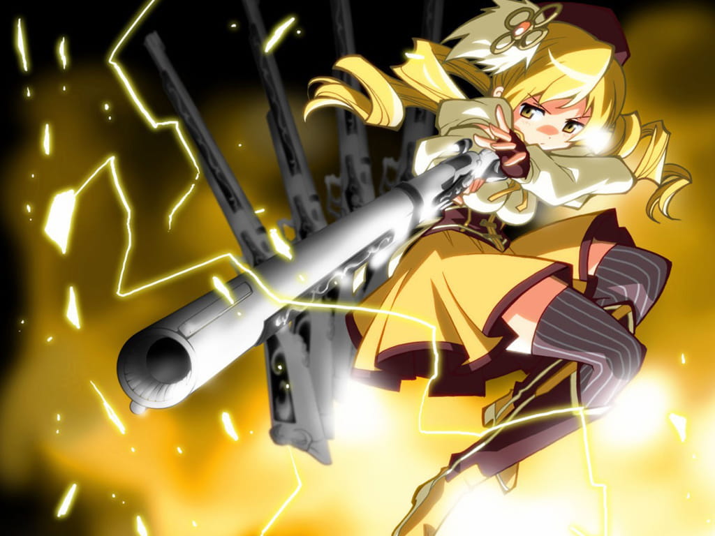 魔法少女小圆学姐巴麻美动漫桌面壁纸