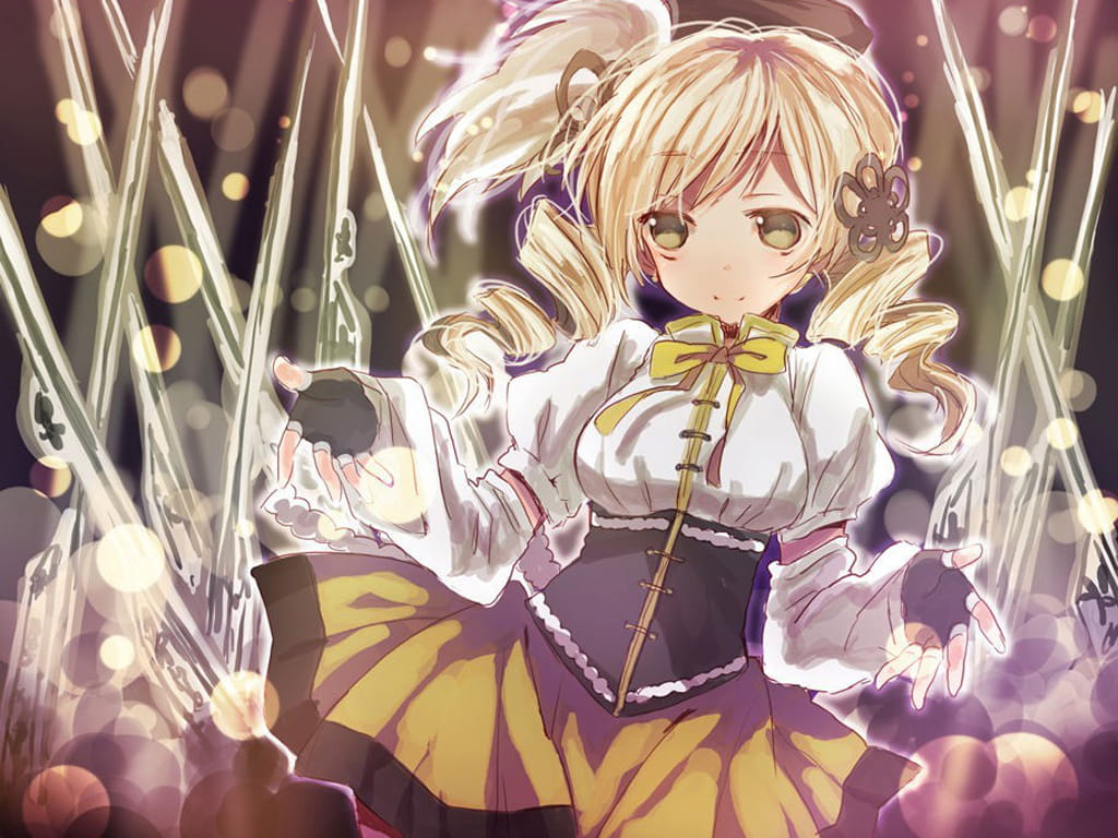 魔法少女小圆学姐巴麻美动漫桌面壁纸