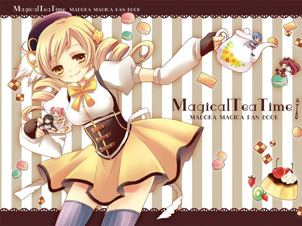 魔法少女小圆学姐巴麻美动漫桌面壁纸