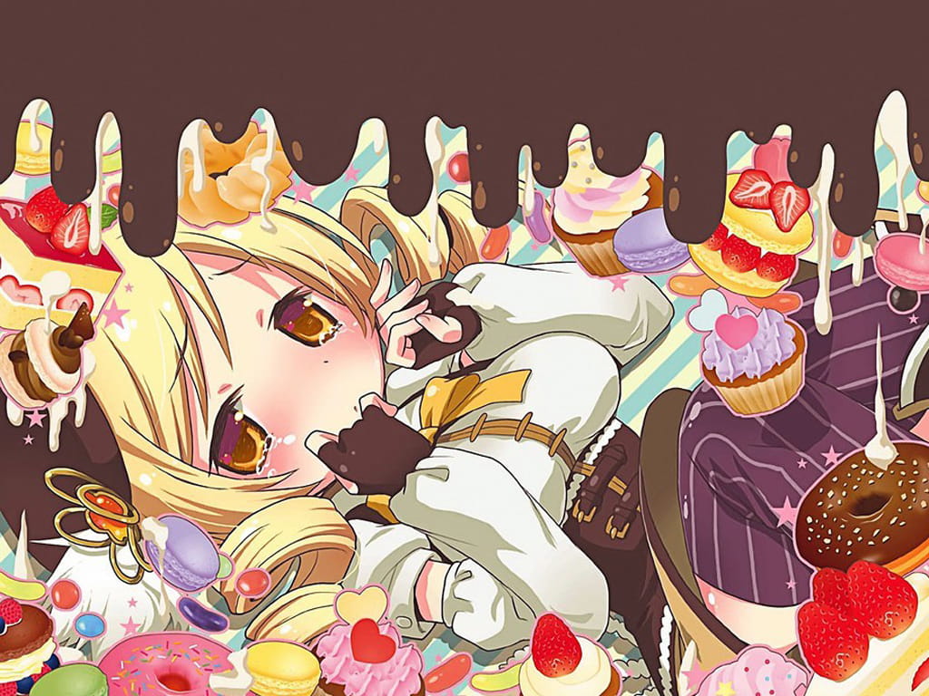 魔法少女小圆学姐巴麻美动漫桌面壁纸