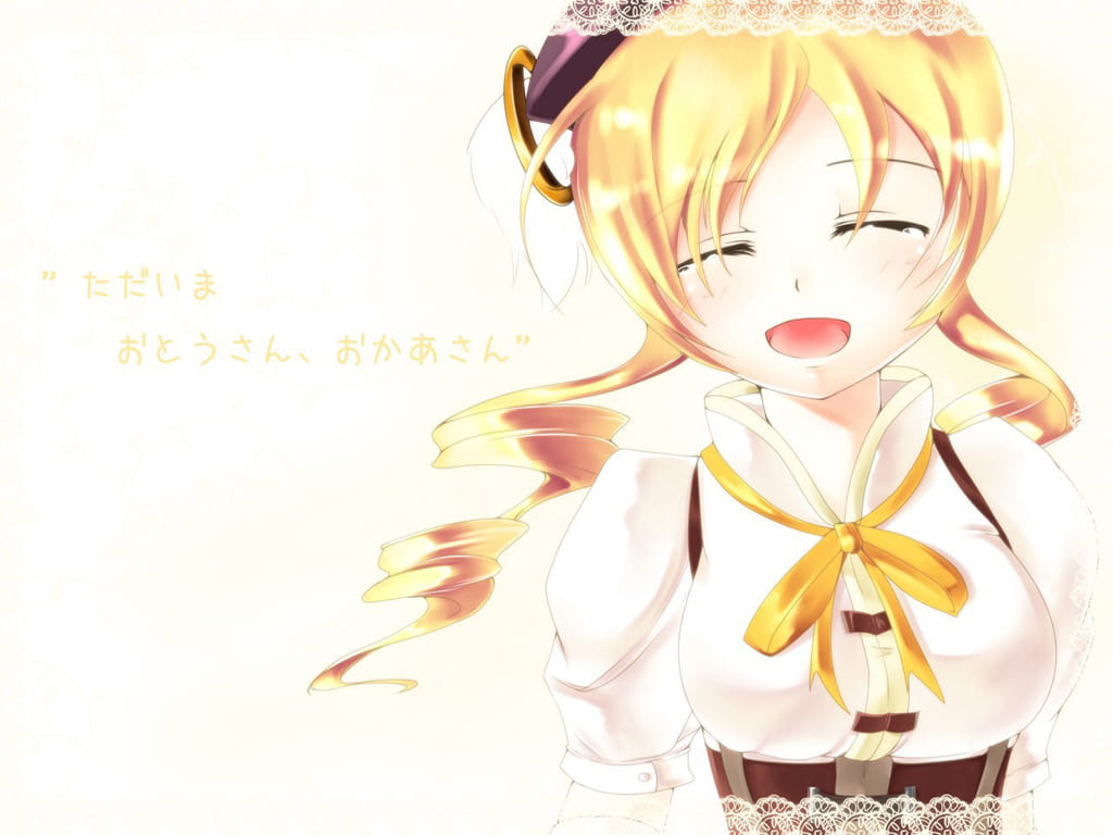 魔法少女小圆学姐巴麻美动漫桌面壁纸