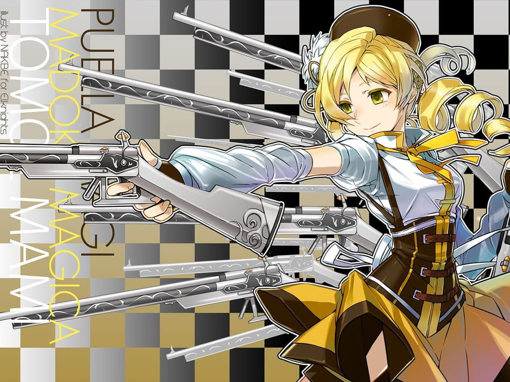 魔法少女小圆学姐巴麻美动漫桌面壁纸