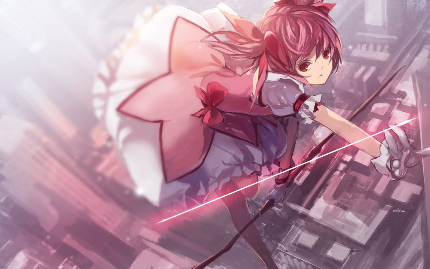 魔法少女小圆圆神鹿目圆香动漫桌面壁纸