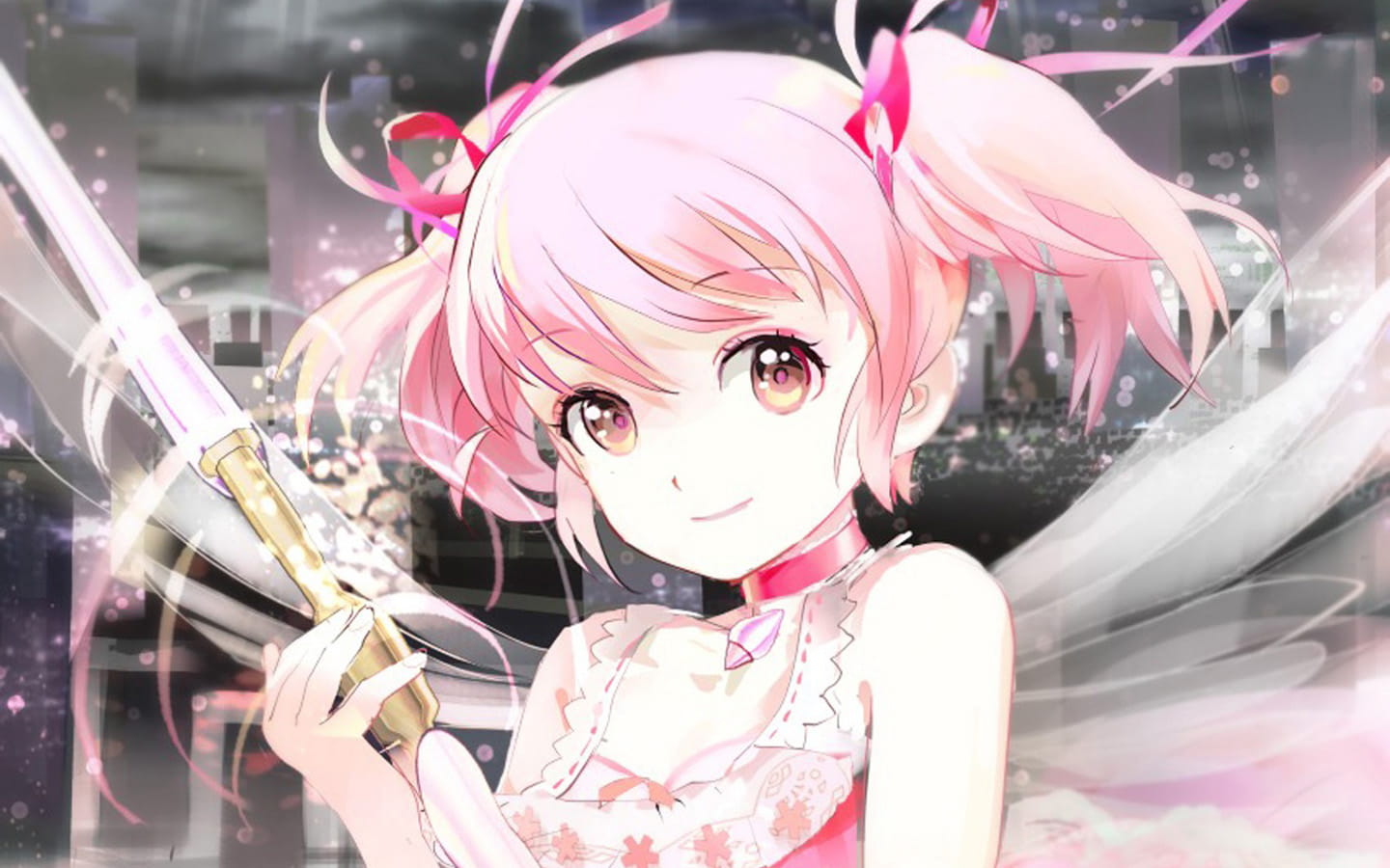 魔法少女小圆圆神鹿目圆香图动漫桌面壁纸第二辑