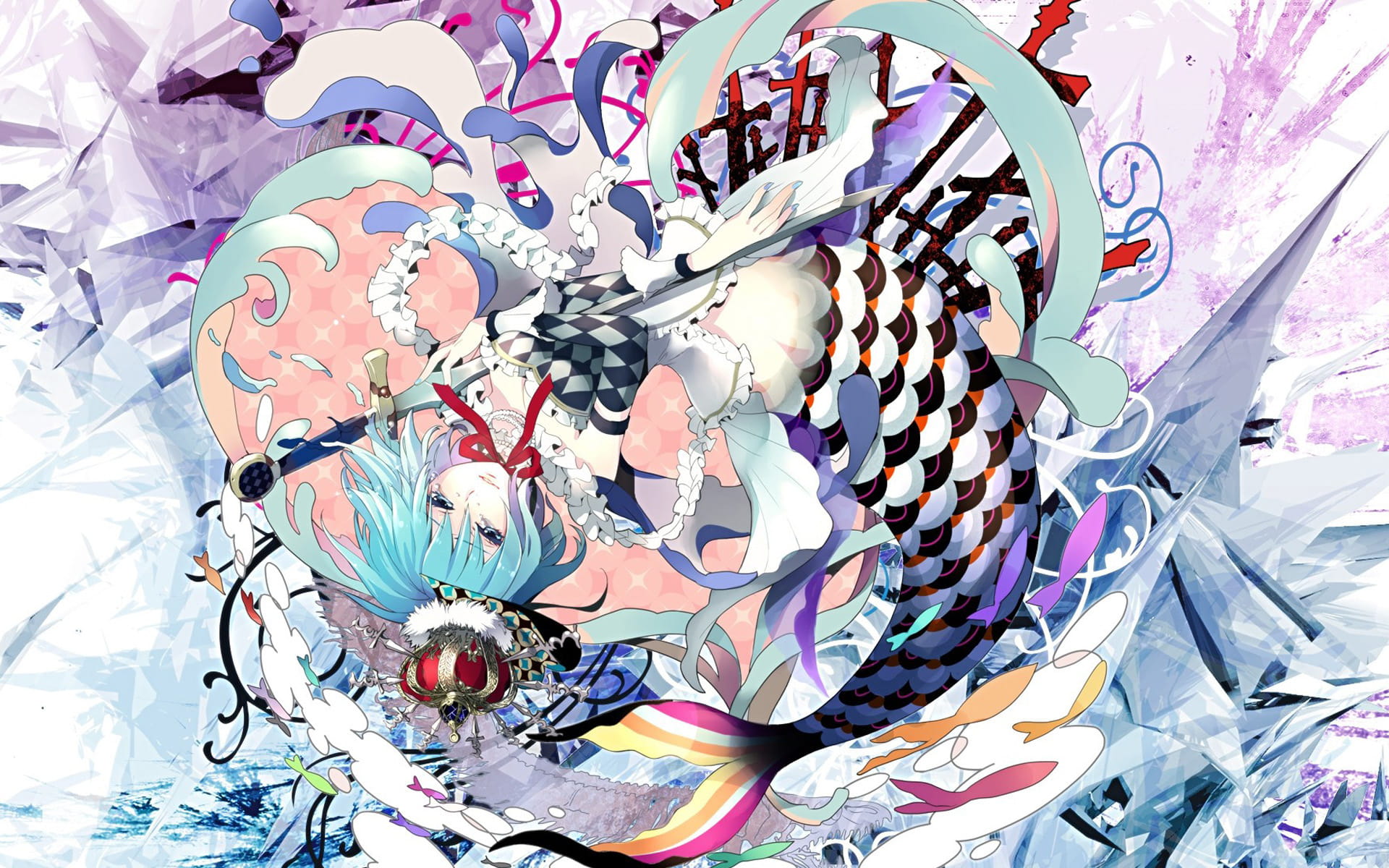 魔法少女小圆美树沙耶香动漫电脑壁纸