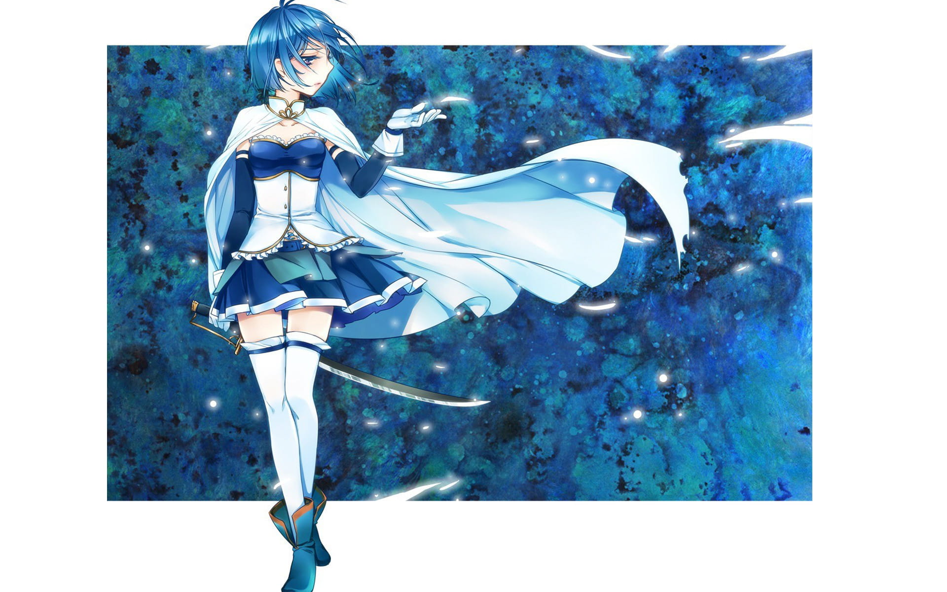 魔法少女小圆美树沙耶香动漫电脑壁纸