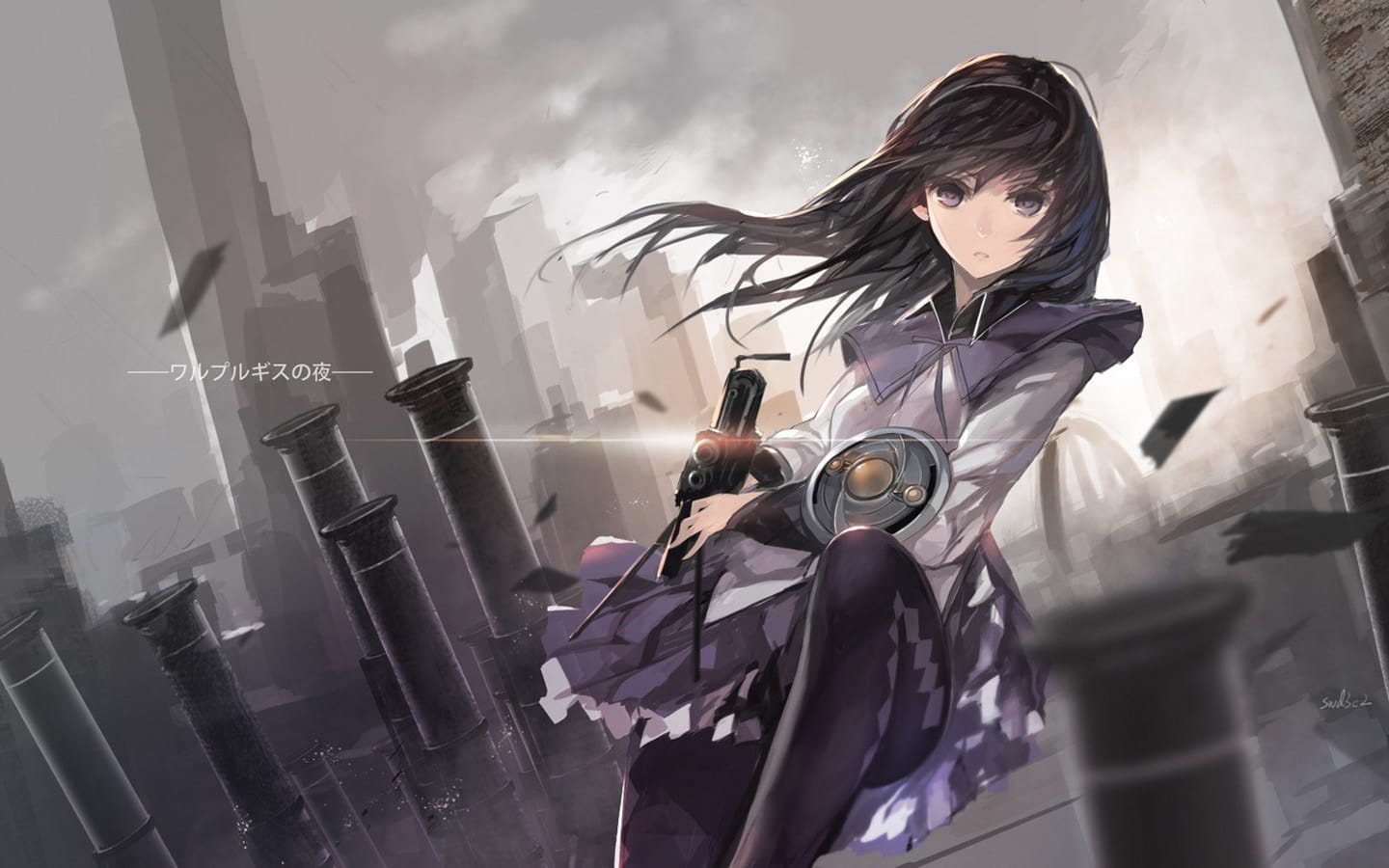 魔法少女小圆晓美焰动漫桌面壁纸