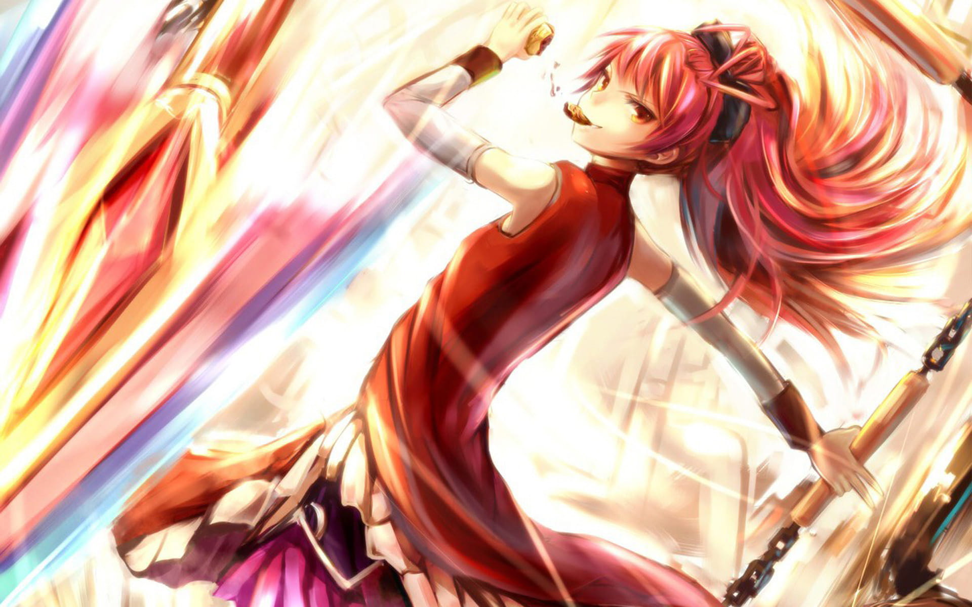 魔法少女小圆佐仓杏子动漫桌面壁纸 第二辑