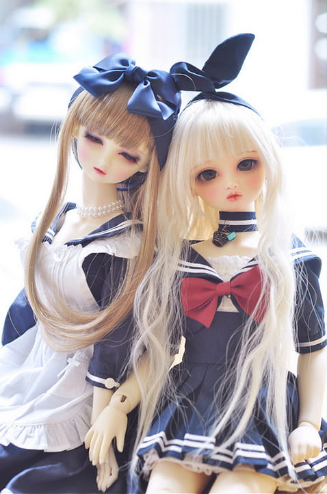 精致少女梦 BJD娃娃写真手机壁纸精选(1)