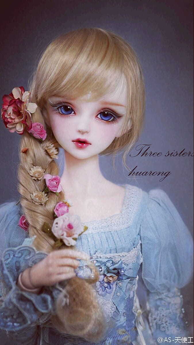 精致少女梦 BJD娃娃写真手机壁纸精选(1)