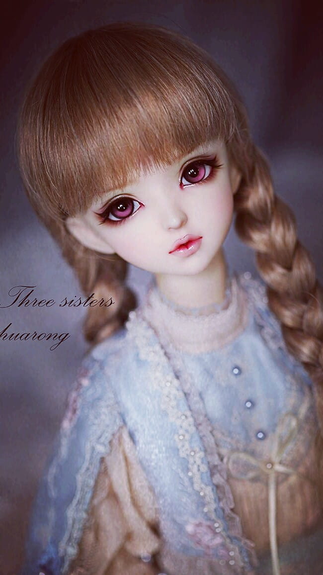 精致少女梦 BJD娃娃写真手机壁纸精选(1)